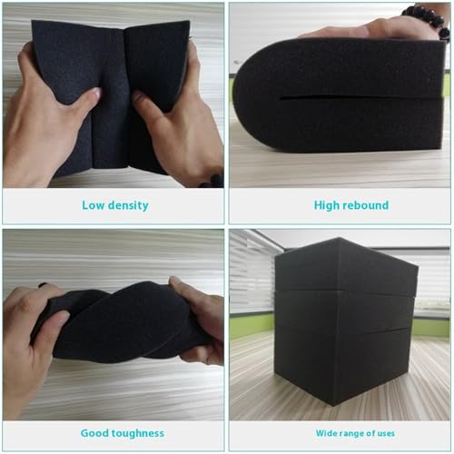 4Pcs Craft Foam Sheet Cushioning Inserts Use for Tool Box Board Game Box Cases Storage Drawer Equipment Case