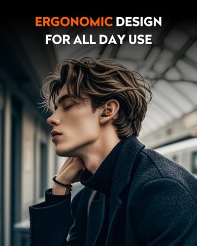 GravaStar Sirius Plus True Wireless Earbuds, Bluetooth 5.3 Active Noise Cancellation ANC Headphones, 28H Playtime, ENC Clear Call, Customization App, IPX4 for Sports/Work -Black - color: Black