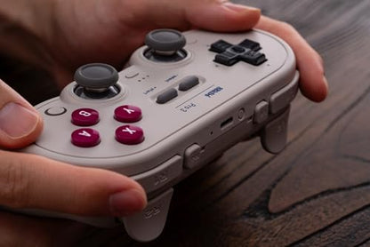 Nargos 8BitDo Pro 3 Bluetooth Gamepad, Compatible with Switch 1/2, PC, Apple, SteamOS, Android, TMR Joysticks, Hall Effect Triggers, Magnetic Buttons (G Classic) - color: G Classic