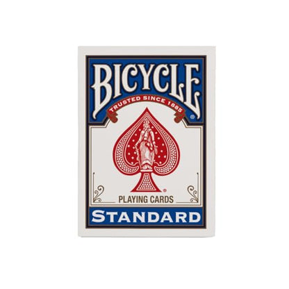 Bicycle Rider Back Playing Cards 12 Pack Poker Size Standard Index | Air Cushion Finish for smooth shuffling, Made in USA, 6 red and 6 blue decks, Ideal for poker and blackjack - size: Poker Size, 12 Pack