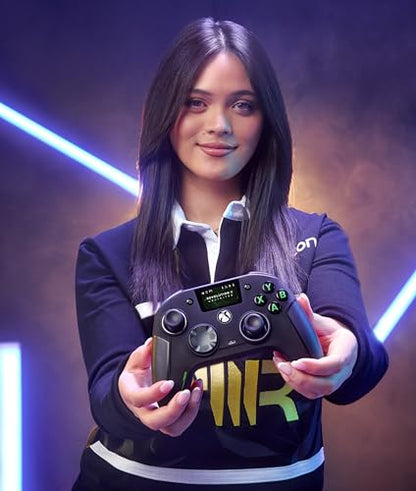 Nacon Revolution X Unlimited Precision Wireless Controller for XBOX and PC | Officially Licensed for XBOX Series X|S, XBOX One, Windows PC & Android via Bluetooth - Wired and Wireless - Charging Station
