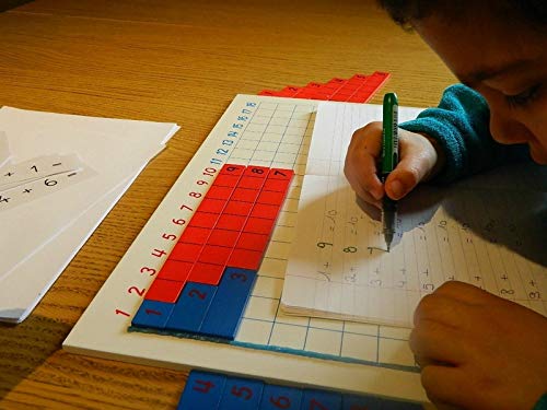 Montessori Math Materials Addition Strip Board