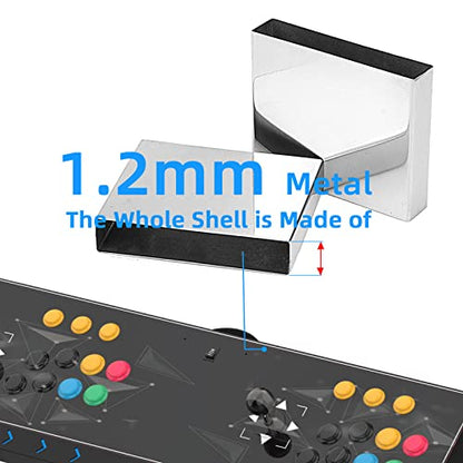 Fight Stick Arcade for for PC, Nintendo Switch, NEOGEO Mini, NeoGeo Pro, PS3,Raspberry Pi, PS Classic, Android