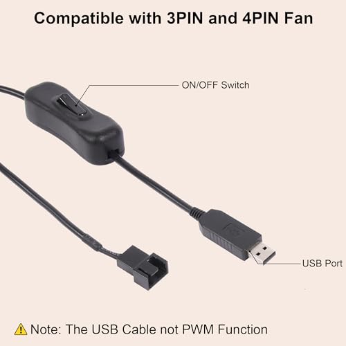 3.62" 92mm Mesh Grills with Flexible Bracket and 3Pin 4Pin USB Adapter | for Idle 3Pin/4Pin 92mm PC Fan, for Enhanced Airflow, PC Workspace Cooling, Grow Tent Aquarium Plant Light Succulent Plants - size: 92×92mm