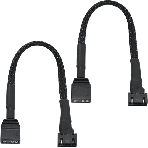 2PCS ARGB Case Fan Adapter Cable 3Pin 5V 15cm Motherboard Adapter Cable Compatible Core Fan