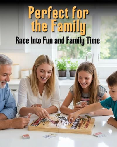 Horse Racing Board Game - Large 22 Inches Folding Horse Race Game Board Adult - Exciting Family Racing Set with Built-in Storage for Premium Chips, 2 Sets of Cards, 2 Dice, and 11 Metal Derby Tokens - style: Checkered Flag