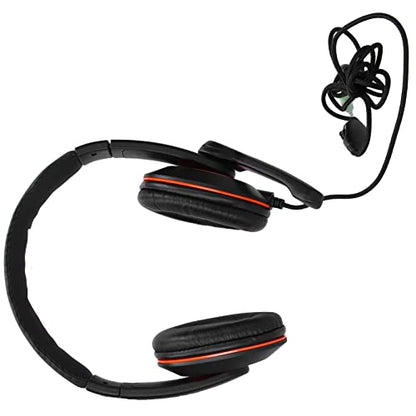 Gaming Headset Noise Cancelling Over Ear Wired Gaming Headphones with Mic for PC and One, Comfortable PU Leather, Adjustable Volume