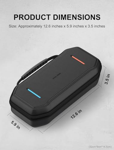 JUSPRO Carrying Case for Nintendo Switch 2, Hard Shell Travel Case with Large Storage for Console & Accessories