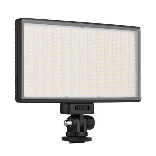 Professional LED Video Light Panel, Compatible with Sony ZV-1F, 240 LEDs, USB-C Rechargeable 4000mAh Battery, Adjustable Brightness & Color Temperature (Recording & Streaming)