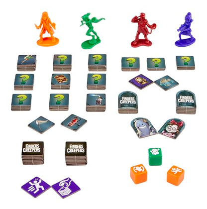 Micro Games of America™ Finders Creepers Board Game an App-Vanced™ Game – Hunt Digital Monsters with Your Phone, 2-4 Players, Ages 8+
