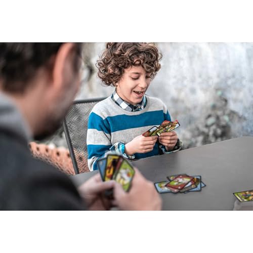 Mattel Games UNO Minecraft Card Game for Kids, Adults, Families & Parties, Deck & Special Rule Inspired by the Video Game, 2 to 10 Players | Video Game-Themed Deck with Favorite Characters & Special Rule for Kids, Teens and Family Night, FPD61