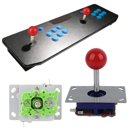 1pcs Arcade Joystick, Adjustable Competition Style Long Handle Joystick Classic 2/4/8 Way Game Joystick Ball for Arcade Gaming Cabinet Button Kit