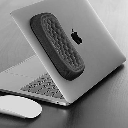 Vaydeer 60%-75% Keyboard Wrist Rest, Memory Foam Hand Rest Support Pad Padded for Office, Computer, Laptop, Mac Typing and Wrist Pain Relief and Repair(14.17inch,Black) - size: Medium