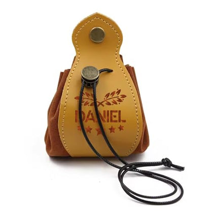 Custom Leather Dice Bag with Lock - DND Tray, Table Top Gaming Board Games, Engraved Leather Dice Storage Bag, Roleplaying RPG Gift Ideas Coin Purse(Brown) - color: Brown