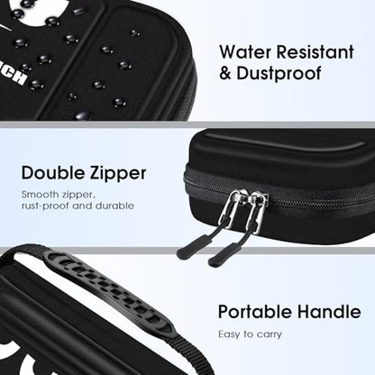 FINTIE Carrying Case for Nintendo Switch 2 (2025), Shockproof Hard Shell Switch 2 Case, Protective Cover Travel Bag with 19 Game Card & 2 Micro SD Card Slots & Inner Pocket, Dont Touch - color: dont touch