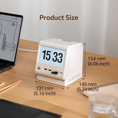M5 Retro Dock Station for Mac mini M4, 5’inch HD Display, 10Gbps M.2 NVMe SSD Enclosure, SD/Micro SD Reader 4.0, 4*USB-A 1*USB-C 10Gbps, 3.5mm Earphone Jack, - style: 10Gbps