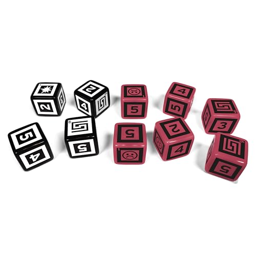Dice Set for The Electric State Tabletop Roleplaying Game, 10 Six-Sided Dice RPG Fantasy Adventure - style: The Electric State Dice Set