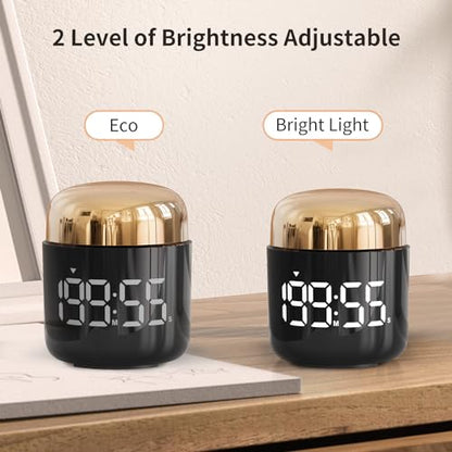 Digital Kitchen Timer,Countdown Countup Timer with Large LED Display Volume Adjustment,Timer for Cooking, Classroom Time for Kids and Teachers. (Gold) - color: Gold