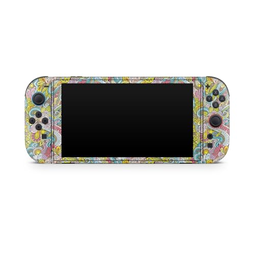 Glossy Glitter Gaming Skin Compatible with Nintendo Switch 2 Console Only - Ultra Hippie - Premium 3M Vinyl Protective Wrap Decal Cover - Easy to Apply | Crafted in The USA by MightySkins - color: Ultra Hippie, size: Switch 2 Console Skin Only, style: Glo