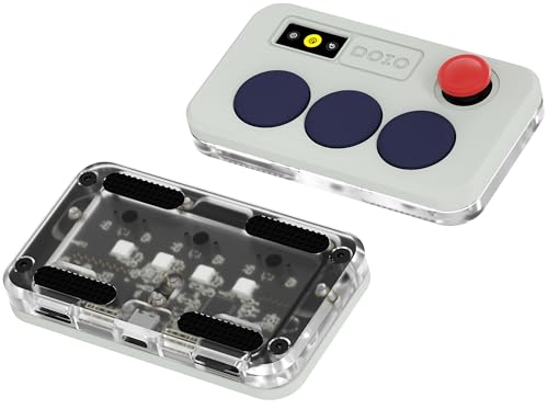 KEEBMONKEY DOIO Sayo OSU Rapid Trigger Hall Effect Keyboard with Joystick and Screen, CNC Aluminum RGB One Handed Macro Pad for Rhythm Games,USB-C Custom Programmable keypad (Soy(3 Key)) - style: Soy(3 Key)