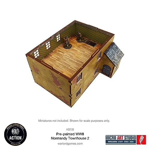 WW2 Normandy Townhouse 2 HDF Prepainted Terrain