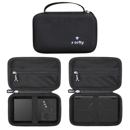 worfty Case for Retroid Pocket Classic/ Retroid Pocket Flip 2 Retro Game Console - Hard Travel Protective Carrying Storage Bag (Black) - color: Black