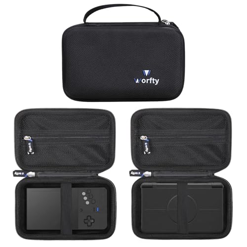 worfty Case for Retroid Pocket Classic/ Retroid Pocket Flip 2 Retro Game Console - Hard Travel Protective Carrying Storage Bag (Black) - color: Black
