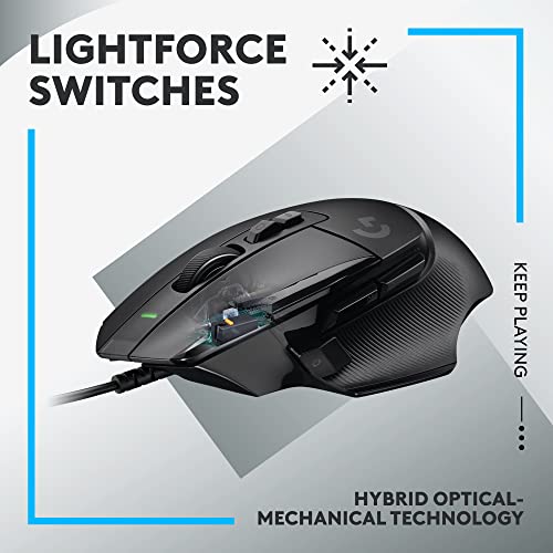 Logitech G502 X Wired Gaming Mouse + G335 Wired Gaming Headset - Black - color: Black, style: Wired