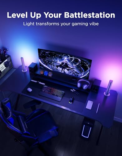 Govee Smart Light Bar, RGBICWW TV Lights for Living Room, Gaming, Silver | Compatible with SmartThings, Matter, Alexa, LED Light Bar with Scene and Music Modes for Living Room, Gaming, PC, App Control - color: Silver