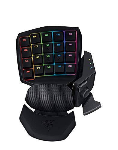 Razer Tartarus V2 Chroma - Ergonomic Mecha-Membrane Gaming Keypad, Macro Pad, Mini Gaming Keyboard, One Handed PC Gaming USB Wired Keyboard, Compatible on Windows and Mac Computer or Laptop (Renewed)