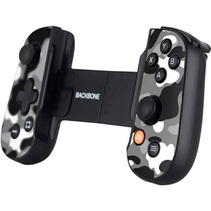 Skinit Decal Gaming Skin Compatible with Backbone One for iPhone Game Controller - Neutral Street Camo Design - color: Grey - CAMBPE03