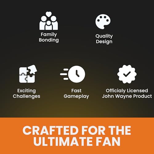 MasterPieces Opoly Board Games - John Wayne Opoly - Officially Licensed Board Games For Adults, Kids, & Family - color: Team Colors