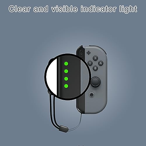 Lonxmovs 2 Pack Wrist Strap for Switch Joycon - Replacement Accessories for Joy con Straps (Black) - color: Black