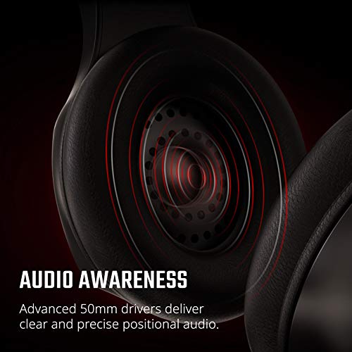 Acer Nitro Gaming Headset with Flexible Omnidirectional Mic, Adjustable Headband, (Pack of 1) - style: Nitro Headset