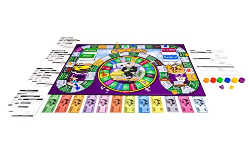 Rich Dad Cashflow Spanish Board Game with Message from Robert Kiyosaki, Up to 6 Players - Fun and Educational Learning Games for Friends and Family - style: Spanish Version