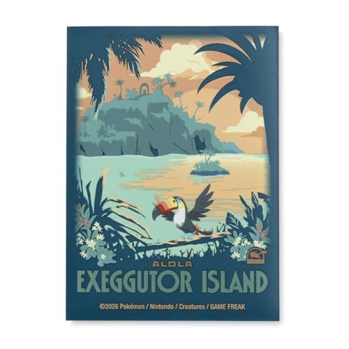 Pokémon Center: Alola Explore Pokémon Premium Card Sleeves (65 Sleeves)