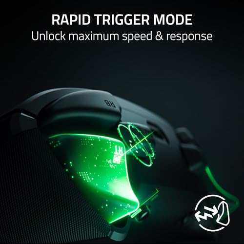 Razer Wolverine V3 Pro Wireless Gaming Controller: Licensed for Xbox Series X|S, Xbox One, Windows PC - 6 Remappable Buttons - Fast Triggers - Customizable Thumbsticks - Wired Tournament Mode - Black - color: Black