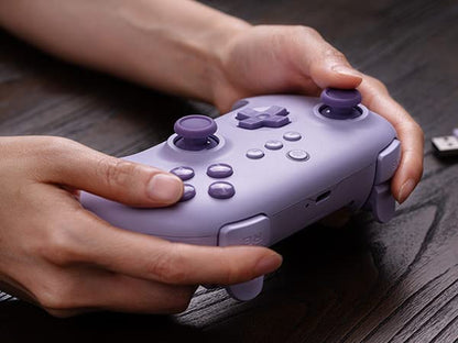 8Bitdo Ultimate C 2.4g Wireless Controller for Windows PC, Android, Steam Deck & Raspberry Pi (Lilac Purple) - color: Lilac Purple