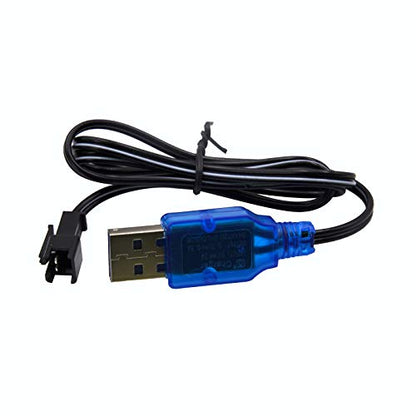 Blomiky 2 Pack 3.7V 800mAh Li-ion Rechargeable Battery SM 2P Plug with USB Cable for Double Sided RC Stunt Car Small RC Boat Tumbling Amphibious RC Car RC Truck/ C63 Battery and USB 2