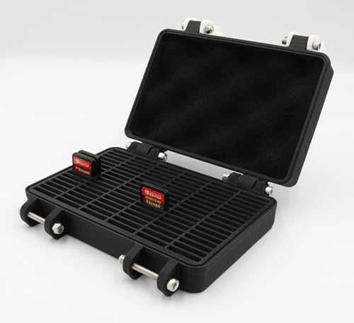 Rugged Protective Carrying Case for Nintendo Switch 1 and 2 Cartridges - Holds 96 Games