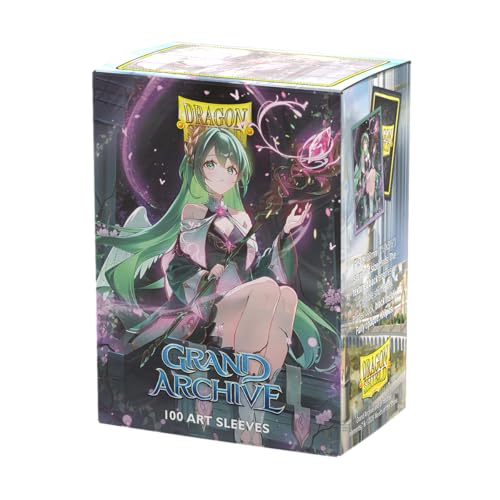 Dragon Shield | Grand Archive Matte Art Sleeves | 100 CT - Smooth & Tough Premium TCG Sleeves | Compatible with Pokemon, One Piece & Magic the Gathering | Ariel, Archangel of Natura - color: Ariel, Archangel of Natura