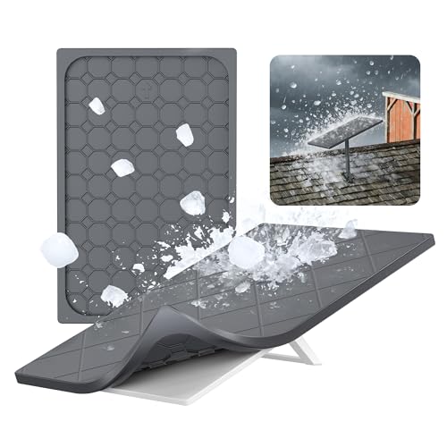 Starlink Gen 3 Silicone Cover, Starlink Gen 3 Standard Protective Case Cover Liquid Silicone Sleeve Star Link Gen3 Accessories for Camping Outdoor Protector from Scratching Hailstone Grey - color: Grey