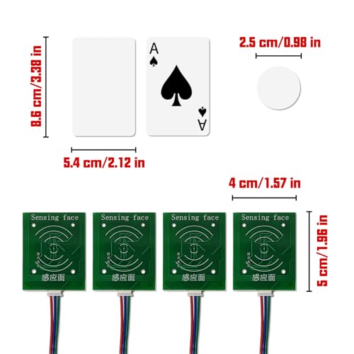 RFID Sensor Prop Escape Room Puzzle Card Reader Programmable Controller Sequence & One-to-One Version (1 RFID no audio)