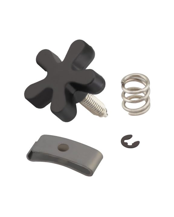 Throttle Thumb Tension Screw Kit Fit for Harley Davidson 1974-2017, Replace 56397-74C 56402-83A 56394-74 11155, with Circlip and Spring