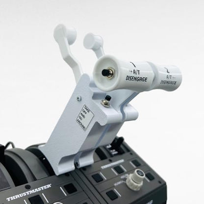 Boeing 737 White Thrust/Throttle Levers For Thrustmaster TCA Boeing Edition Throttle Quadrant