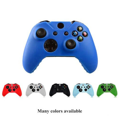 OSTENT Soft Protector Silicone Skin Case Cover Pouch for Microsoft Xbox One Controller Color Blue - color: Blue