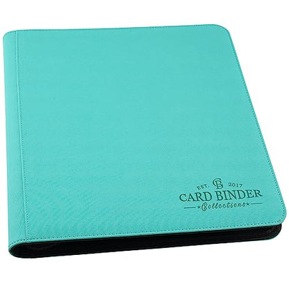 Trading Card Binder, Card Collection Binder Album Folder with 720 Side Loading Pockets, 12 Pocket Trading Card Album Folder for TGC,MTG, Baseball Cards, Yugioh - color: Green720
