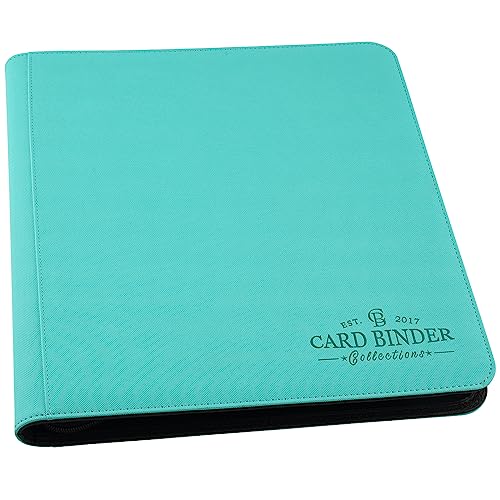Trading Card Binder, Card Collection Binder Album Folder with 720 Side Loading Pockets, 12 Pocket Trading Card Album Folder for TGC,MTG, Baseball Cards, Yugioh - color: Green720