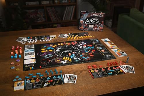Arcs Board Game by Leder Games | Ages 14+ | 2–4 Players | Tactical Space Opera Strategy Game with Trick-Taking Action System, Galactic Warfare, Diplomacy & Asymmetric Play