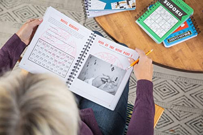 Brain Games - Criminal Mind Puzzles: Crime-Themed Brain Teasers | Visual, Verbal, Memory & Logic Puzzles | Spiral Bound Activity Book for Adults & Teens